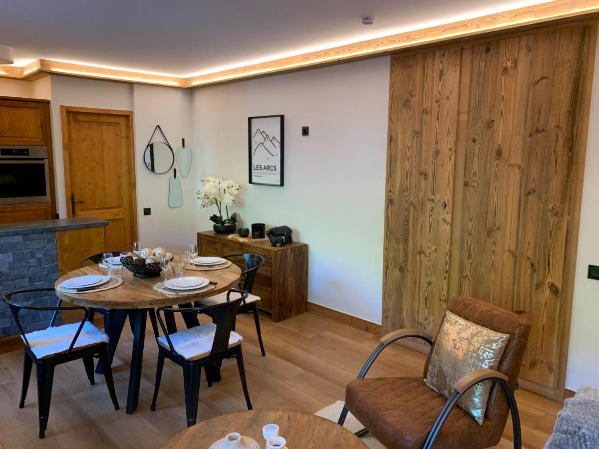 Appartement Luxe Prince Des Cimes Arc 1950 Piscine Interieure Et Exterieure Les Arcs  Ngoại thất bức ảnh